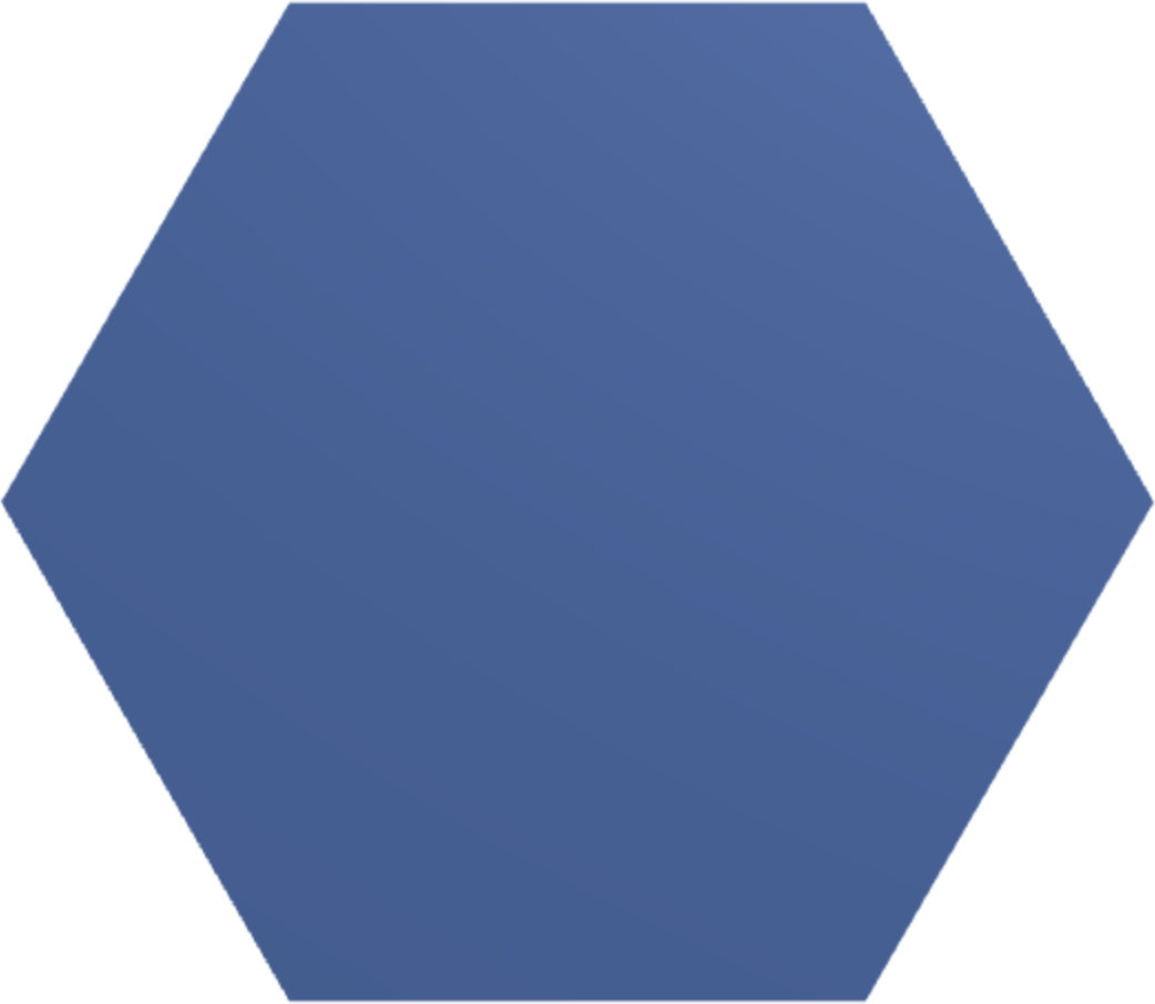 Filled hexagon